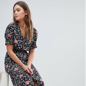 Floral midi dress